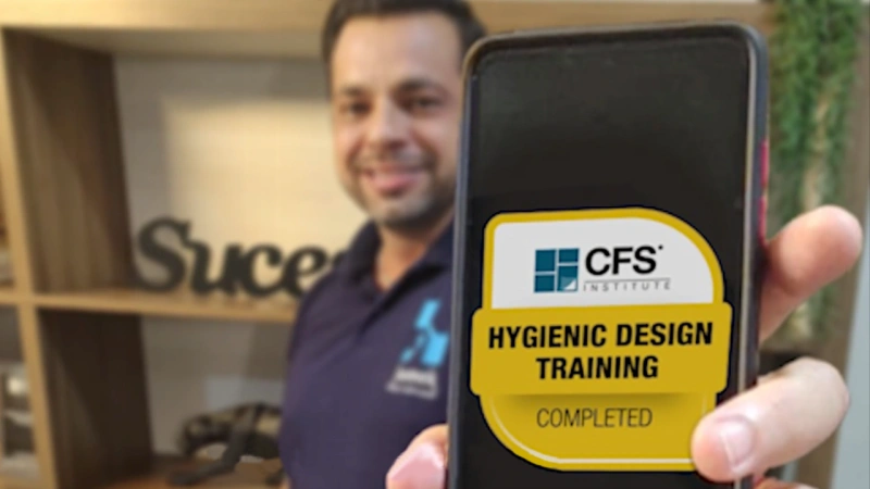 Design higiênico em transportadores